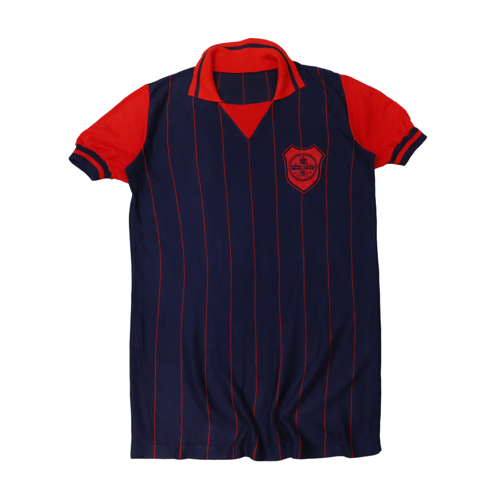 Vintage Knit Jersey Blue/ Red Football/ Soccer